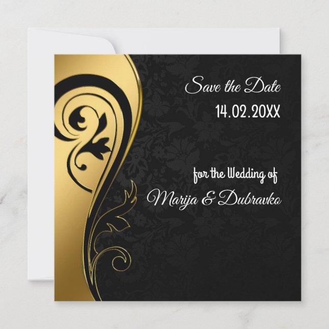 Faire-part de mariage personnalisée (Devant)