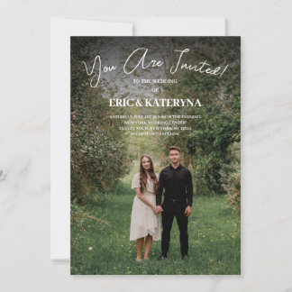 Faire-part de mariage personnalisée avec photo