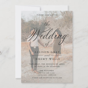 Faire-part de mariage photo