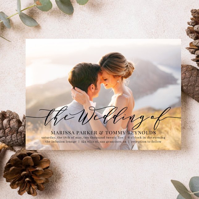 Faire-part de mariage photo d'amour éternel (Créateur téléchargé)