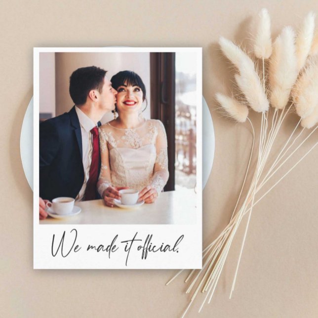 Faire-part de mariage photo instantanée (Créateur téléchargé)