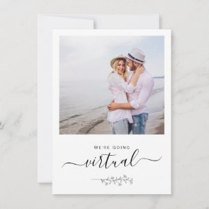 Faire-part de mariage photo minimaliste en ligne v