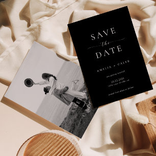Faire-Part de Mariage Photo Minimaliste Moderne