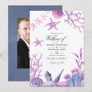 Faire-part de mariage photo nautique sur la vie oc