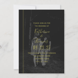 Faire-part de mariage photo Regal