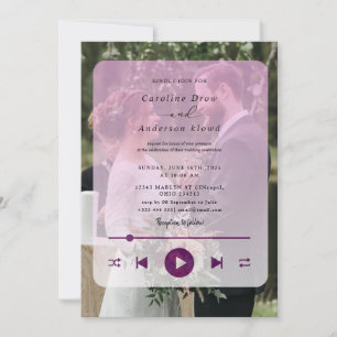 Faire-part de mariage Playlist