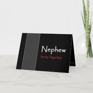 Faire-part de mariage pour garçon neveu