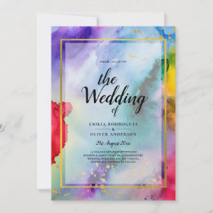 FAIRE-PART DE MARIAGE PRIDE EN COURSE Encre LeahG