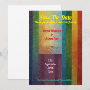 Faire-part de mariage Rainbow