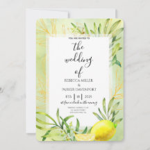 Faire-part de mariage Romance Lemon Grove
