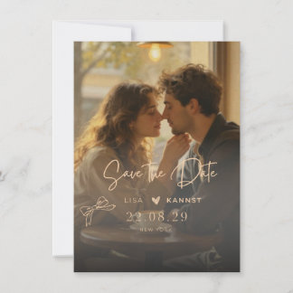 Faire-part de mariage "Save The Date" | Romantique