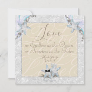 Faire-part de mariage Starfish