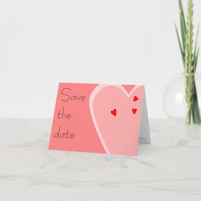 Faire-part de mariage - Style minimal (Devant)