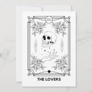 Faire-part de mariage Tarot des Amoureux