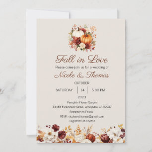 Faire-part de mariage, tomber dans l'amour Mariage