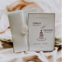 Faire-part de mariage Tour de Champagne Bourgogne