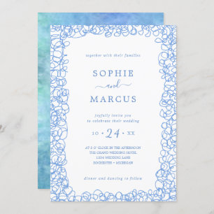 faire-part de mariage Tourbillonnant