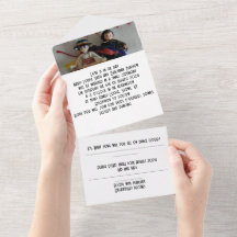 faire-part de mariage tout en un