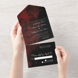 Faire-Part de Mariage Tout-en-Un