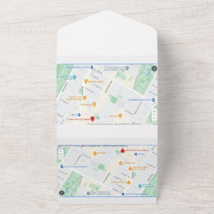 Faire-Part de Mariage Tout en Un