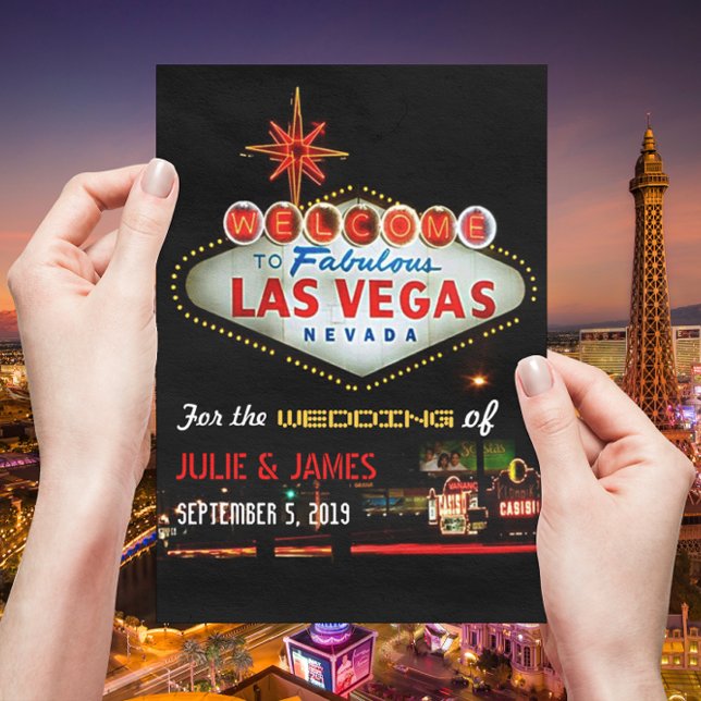 Faire-part de mariage unique à Las Vegas (Créateur téléchargé)