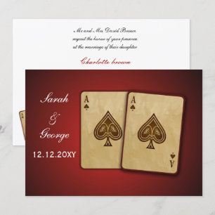 faire-part de mariage vegas
