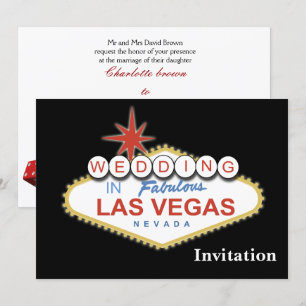 faire-part de mariage vegas