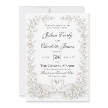 Faire-part de mariage vert saugeInvitation de jard