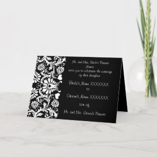 FAIRE-PART DE MARIAGE VINTAGE - -