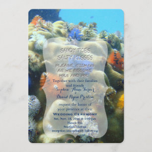 Faire-part de mariage   Vue sous-marine