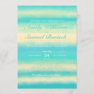 Faire-part de mariage Watercolor