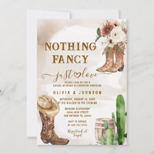 Faire-Part de Mariage Western Rien de Fantaisiste