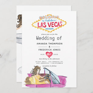 Faire-part de mariage Whimsical Las Vegas