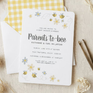 Faire-part de naissance abeille Gingham & Margue