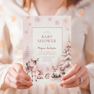 Faire-part de naissance Animaux de la Forêt
