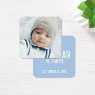 Faire-part de naissance avec photo de nouveau-né p