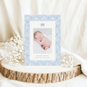 Faire-part de naissance de bébé côtier coquette pr