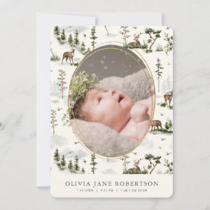 Faire-part de naissance de la forêt de Deer
