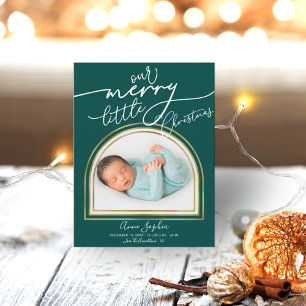 Faire-part de naissance de Noël Arch Frame