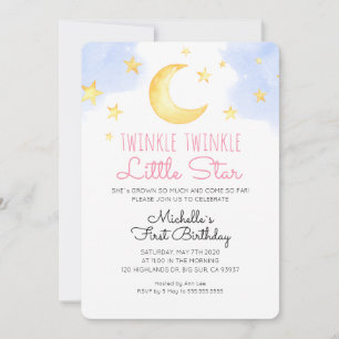 Faire-part de naissance Little Star Baby