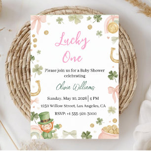 Faire-Part de Naissance Lucky One Thème Shamrock