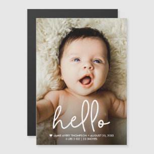 Faire-part de naissance personnalisé avec photo de