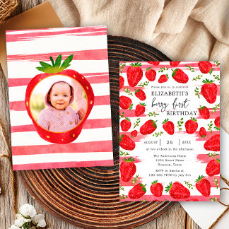Faire-part de Naissance Personnalisé avec Photo Ro