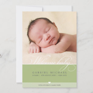 FAIRE-PART DE NAISSANCE PHOTO :: beau type 3