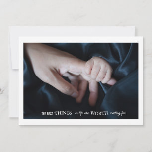 Faire-part de naissance photo Tender Touch