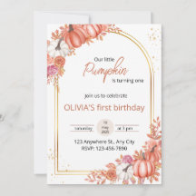Faire-Part de Premier Anniversaire de Notre Petit 