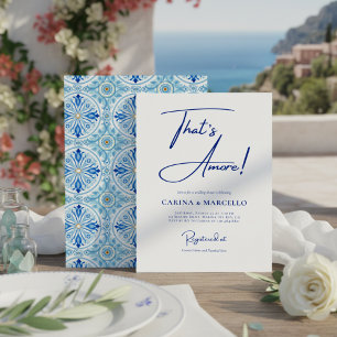 Faire-Part de Réception de Mariage "C'est l'Amour"