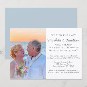 Faire-Part de Réception de Mariage Nous Nous Somme