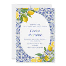 Faire-Part de Réception de Mariée La Dolce Vita