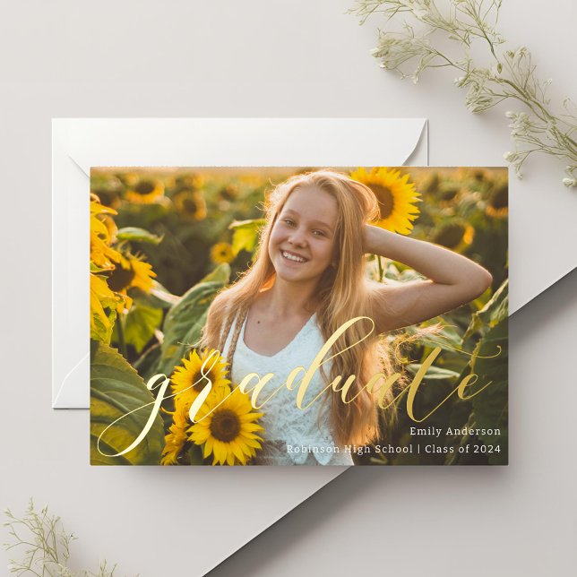 Faire-part de remise de diplôme de calligraphie à  (Créateur téléchargé)